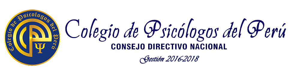 Colegio de Psic&oacute;logos del Per&uacute; - CDN